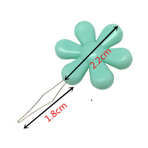 10 cái/túi màu ngẫu nhiên dễ dàng may kim thiết bị ren chủ đề Hướng Dẫn Công cụ may may vá hình hoa - Product Image 4