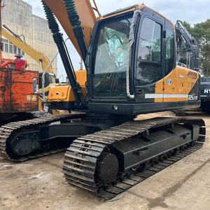 Excavadora de cadenas Hyundai225lc-9t, amarilla, hidráulica, para construcción, máquina pesada sobre orugas - Product Image 3