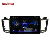 Navihua Nouveauté Autoradio Android 12 10 pouces Lecteur DVD de voiture Navigation GPS Lecteur multimédia Radio pour Toyota RAV4 2006-2016