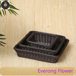 L06729 Bán Buôn Thực Phẩm Cửa Hàng Giỏ Giỏ Bánh Mì Bánh Mì Và Siêu Thị Trái Cây Rau Nhân Tạo Hiển Thị Giỏ Cho Doanh Nghiệp - Product Image 4