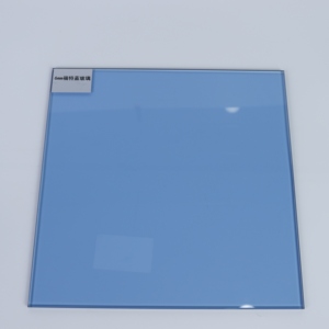 Verre solaire réfléchissant bleu-gris, verre à revêtement avancé à faible indice de transfert de chaleur (SHGC) pour les enveloppes de bâtiments intelligents - Product Image 5