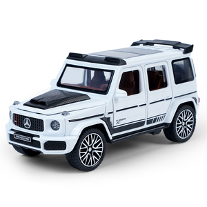 Modelo de Auto Todoterreno G800 a <span class=keywords><strong>Escala</strong></span> 1/32, de Aleación Fundida a Presión, con Sonido, Luces, Puertas que se Abren, Retroceso, Batería de Botón de 1.5V, Coleccionable para Niños - Product Image 1
