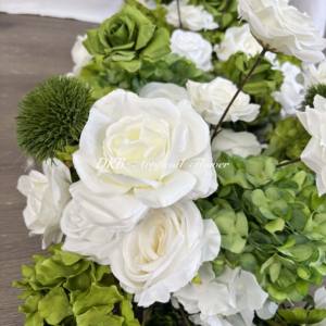 Decoraciones de Boda al por Mayor DKB, <span class=keywords><strong>Arreglos</strong></span> Florales Artificiales Blancos y Verdes para Centros de Mesa de Boda - Product Image 6