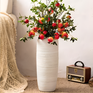 Vaso da Terra in Porcellana Cinese Resistente alle Alte Temperature, Grande Vaso in Ceramica Bianca Smaltata per Fai da Te - Product Image 2