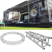Système de treillis de scène pour DJ de concert en extérieur, treillis carré en aluminium durable, treillis en aluminium à boulons, fabrication en aluminium