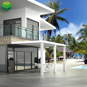 <span class=keywords><strong>Usine</strong></span> Bas Prix Personnalisé Tube Carré <span class=keywords><strong>Pergola</strong></span> Imperméable À L'eau En Aluminium Pergolas - Product Image 3