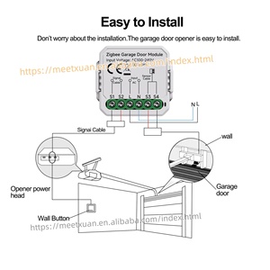 Módulo de Interruptor de Contacto Seco Inteligente Tuya WiFi/Zigbee para Persianas Enrollables, Compatible con Smart Life, Alexa y Google Home - Product Image 4