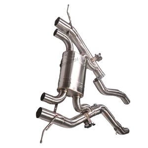 76MM High Performance 304 Stainless Steel Axle <b>Back</b> Exhaust Pipe Applicable for 2021-2024 BMW M3.M4 G80 G82 S55B30A - Product Image 3