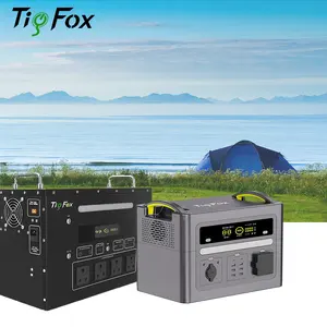 Tigfox chy sistema de energia solar, 500w 1kw 2.5kw tudo em um inversor de bateria estação de backup