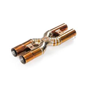 Tubo de Escape Intermedio de Alto Rendimiento de Aleación de Titanio Personalizado, Perfectamente Compatible con <span class=keywords><strong>Ferrari</strong></span> F12 <span class=keywords><strong>FF</strong></span> 6.2L, Tubo de Escape Tipo X - Product Image 2