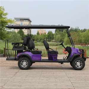 Chariots de golf électriques pour 6 personnes de bonne qualité, chariot de golf tout-terrain avec écran LCD - Product Image 6