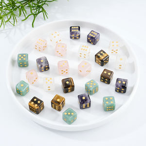 Красивая натуральная каменная кость с тигровым глазом, аметист, новинка, полудрагоценные хрустальные изделия для вечеринки, гадания - Product Image 2