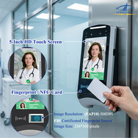 HFSecurity X05 Control de Asistencia Facial, Huella Dactilar, NFC, Acceso Inteligente sin Contacto para Puertas, Gestión de Entrada a Habitaciones de Hotel