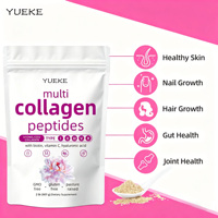 Collagène marin hydrolysé en poudre, type I, best-seller, pour l'éclat de la peau, l'élasticité, l'âge sain, la croissance des ongles, la beauté des adultes