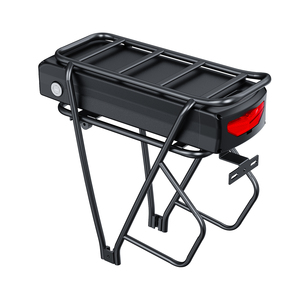 แบตเตอรี่จักรยานไฟฟ้า EU Ebike สำหรับติดตั้งด้านหลัง 48V 30Ah ลิเธียมไอออน พร้อมปลั๊กเชื่อมต่อ BMS 50 จุด โครงพลาสติกทนทาน จอแสดงผล LCD - Product Image 1