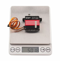 KST X15-1809 V8.0 24Kgf.cm 0.07sec Pièces d'avion RC HV Mini Servomoteur en alliage d'aluminium sans balais CC cyclique pour plateau de direction