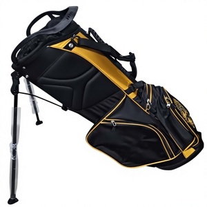 Sacs de golf légers de qualité supérieure Phi Alpha, imperméables, avec support, design durable, sac de transport pour équipement de golf, plusieurs compartiments de rangement - Product Image 1