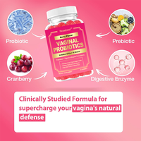 Complément Probiotique Vaginal 4-en-1 Sans Sucre, Saveur Baies, Marque Privée OEM, pour l'Équilibre du pH Intime Féminin, Urinaire et Digestif