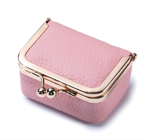 Pochette à bijoux en cuir véritable pour bagues et diamants, mini boîte portable pour bagues, colliers et boucles d'oreilles, porte-monnaie multifonctionnel - Product Image 6