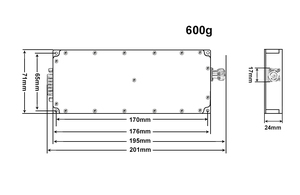 Módulo de Señal RF Controlado por RS232, 100-6000MHz, Módulo de Generación de Señal RF Ajustable, 50W/100W, Interfaz Tipo N - Product Image 4