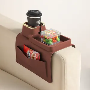 New Arrive Coaster Sofa Couch Cup Holder For Sofa Armrest Tray Cup Coffee Spill Anti-slip Silicon Silicone Opp Bag Europe Party