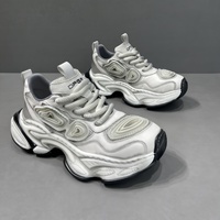 Nouvelles Chaussures Homme Automne 2026 en Cuir à Lacets Style Dad Shoes, Tendance Instagram, Style Coréen Polyvalent, Rehaussantes