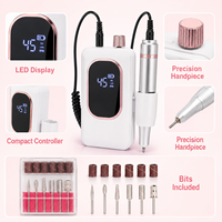 Fournitures pour ongles en gros, Outil de ponçage professionnel pour ongles, Machine à ongles portable avec clip ceinture, Kit de manucure électrique OEM/ODM pour salon