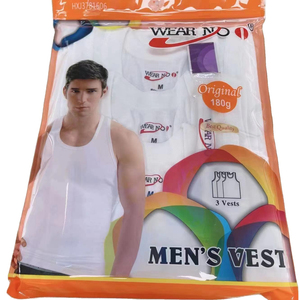 All'ingrosso da uomo in <span class=keywords><strong>cotone</strong></span> canottiere da palestra canottiere da uomo in morbido Fitness canottiera intima per uomo - Product Image 1