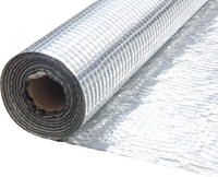 Isolation en aluminium et maille PE Kingway - 1,5x50m Divers types de produits composites en aluminium