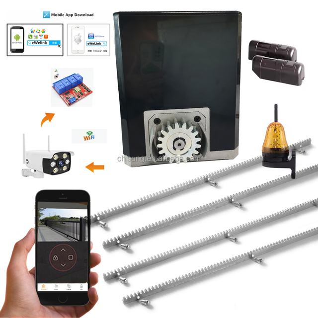 Modern Smart App-Controlled Garage Door Opener with Automatic Sliding Gate Machine Supports Logo Wifi Module Modern Ac Motor