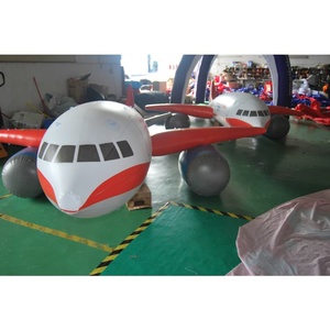 Modèle réplique gonflable en PVC d'<span class=keywords><strong>avion</strong></span> personnalisé KeepFuns |   Certifié EN 71 et CE |   Décoration de fête durable, promotion publicitaire - Product Image 2