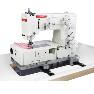 <span class=keywords><strong>Lit</strong></span> plat 2 et 1 aiguille <span class=keywords><strong>picot</strong></span> industrielle machine à coudre à point de chaînette - Product Image 2