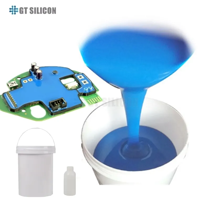 Gray Electronic Silicone Encapsulamento PCB Electronics Potting Composto