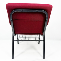 Chaise d'église, de conférence, d'événement, de prière, empilable, à emboîtement, en métal rembourrée, vente chaude en usine