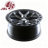 Nuevas Llantas JBL Monoblock de Aleación de Aluminio Forjado de 16-24 Pulgadas, Color Negro Brillante, Multirradio, Borde Ancho, 5x112 5x114.3 5x120, para SUV y Todoterreno