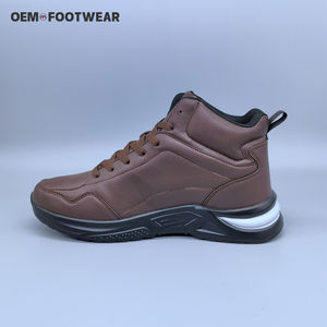 China invierno logotipo personalizado <span class=keywords><strong>Botines</strong></span> de cuero <span class=keywords><strong>para</strong></span> <span class=keywords><strong>hombre</strong></span> tobillo otras botas <span class=keywords><strong>para</strong></span> hombres mujeres cuero zapatos de senderismo al aire libre - Product Image 2