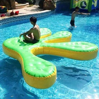 Jouets aquatiques gonflables, balles aquatiques, château gonflable, mini-terrain de jeux pour enfants, balançoire à bascule, bateau banane, en PVC et maille