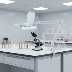 Lente d'Ingrandimento Professionale con Lampada da Tavolo LED, Lente d'Ingrandimento Grande per Lavoro - Product Image 2