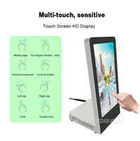 Affichage publicitaire de table tactile interactive en forme de L de 15.6 pouces pour table de comptoir