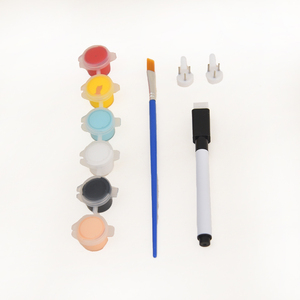 Brosse peinture Graffiti cadre marron blanc noir couleur famille <span class=keywords><strong>main</strong></span> coloré impression affichage <span class=keywords><strong>photo</strong></span> peinture solide pin bois cadre - Product Image 5