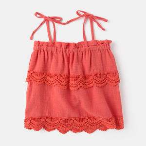 Nouveaux modèles de blouses pour enfants : Blouses à épaules dénudées et blouses halter en résille, inspirées des saris, disponibles en ligne - Product Image 1