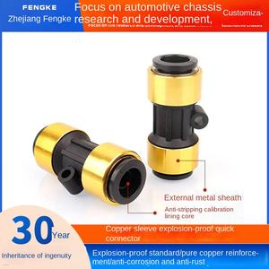 Новая Взрывозащищенная двойная газовая труба, быстросохнущая нейлоновая труба, азиатская Тихоокеанская трубка, медная втулка для прицепа, оси, автозапчасти - Product Image 2