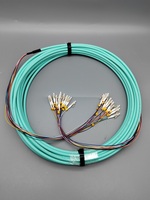 Kabel Patch Multi Fiber 48 Core SC/APC ke SC/UPC mode tunggal optik rakitan kabel Breakout bagasi prabayar