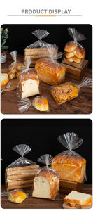 Sac rétractable imprimé personnalisé CFC emballage de pain alimentaire au levain PE stockage en plastique de coton OPP pour le pain alimentaire - Product Image 4