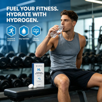 Comprimés d'eau hydrogénée 120 mg de magnésium H2 moléculaire à dissolution rapide, antioxydant, supplément d'hydratation pour l'endurance, 60 unités, sans OGM