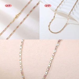18K Gold Plated <b>Copper</b> Link <b>Chains</b> Necklace Unisex Vintage Style for Parties Celebrations Wholesale - Product Image 6