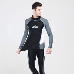 Sbart Venta al por mayor de alta calidad Rashguard Custom Manga larga Compresión Swim Shirts Quick Dry Rash Guard para hombres - Product Image 2