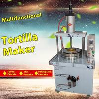 Machine à crêpes automatique commerciale modèle 860, presse à galettes de maïs, chauffage électrique, revêtement antiadhésif, machine à galettes hydraulique