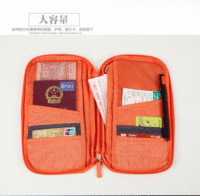 Portefeuille de voyage multifonctionnel en gros pour passeport, billets, argent, porte-cartes de crédit, organiseur de sac, porte-passeport
