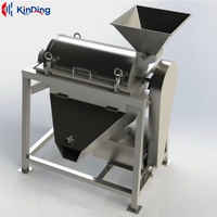 Machine à éliminer les graines et à pulper les fruits avec pompe, en acier inoxydable 304, capacité de 500-3000 kg/h pour mangue, pêche, corossol et plus encore